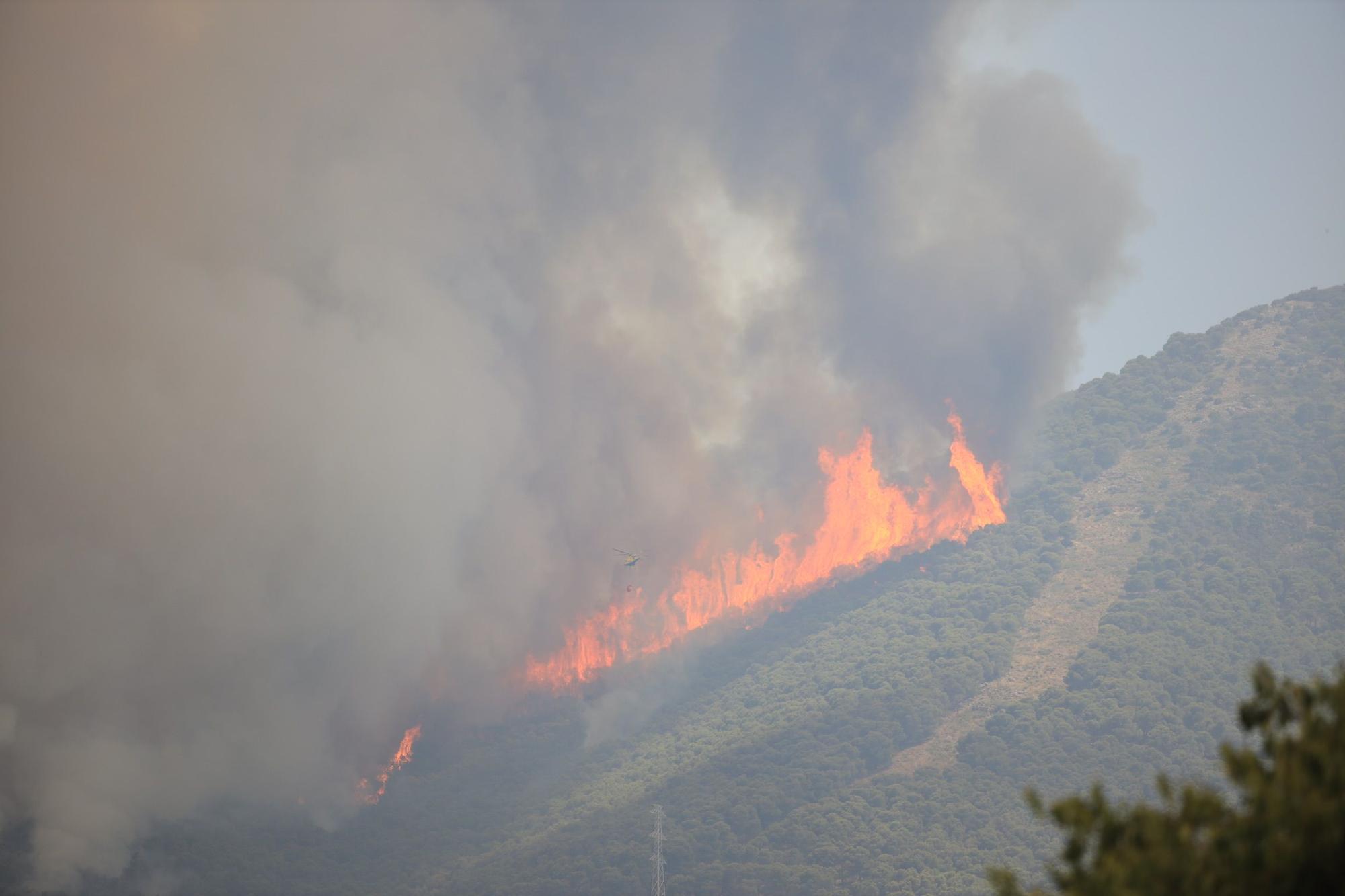 Declarado un incendio en la Sierra de Mijas