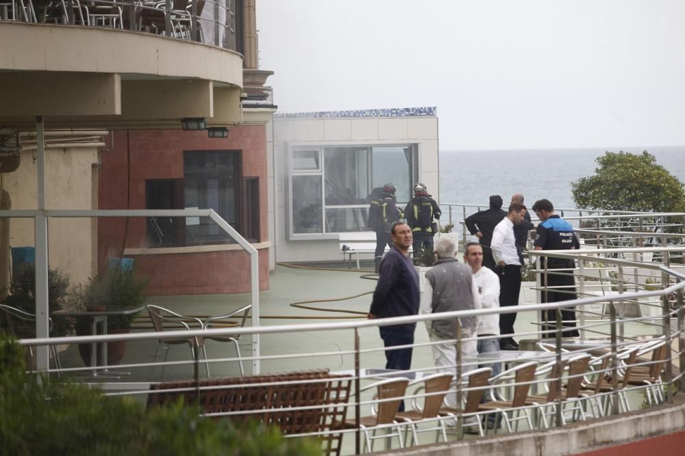 Incendio en la sauna del real Club de Regatas