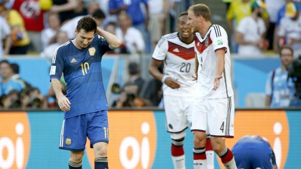 La decepción de Messi tras la derrota contra Alemania era inevitable.