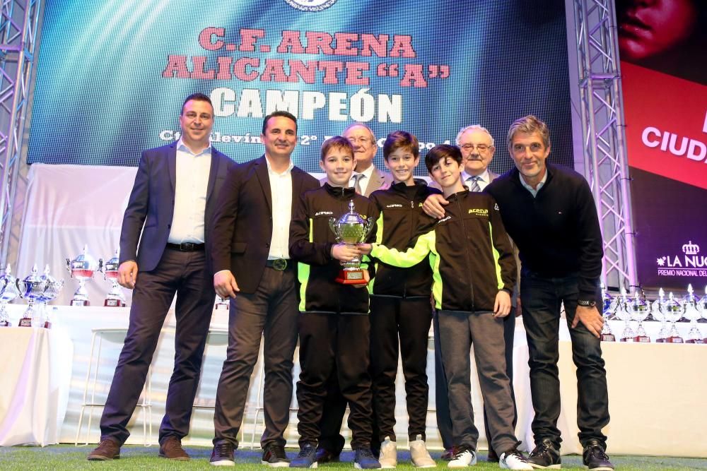 170 equipos premiados en la Gala del Fútbol Base Provincial en La Nucía