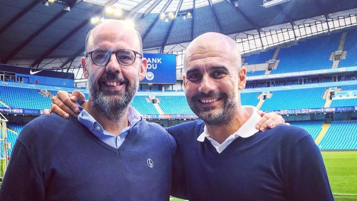 Pep Guardiola, en Barcelona en la presentación del nuevo libro de Jordi Basté sobre el doctor Ramon Cugat.