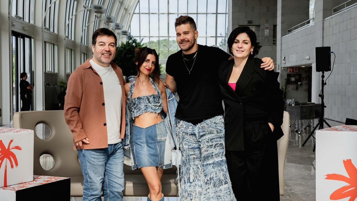 Fernando de Luis-Orueta Caballero, Saray Cerro, Lluís Mosquera y Sara Mansanet.