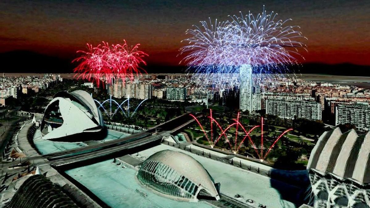Así será el castillo del sábado por la noche