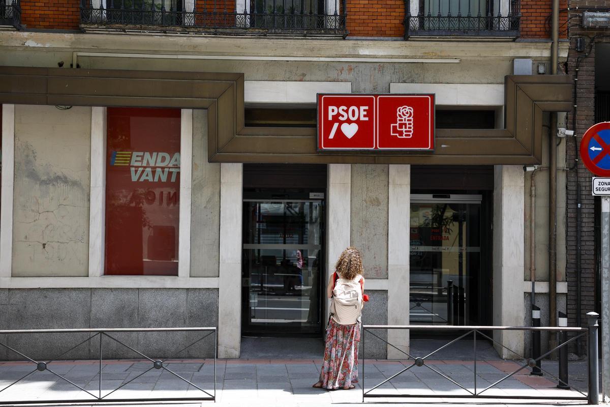 Sede del PSOE en la calle Ferraz, en Madrid.