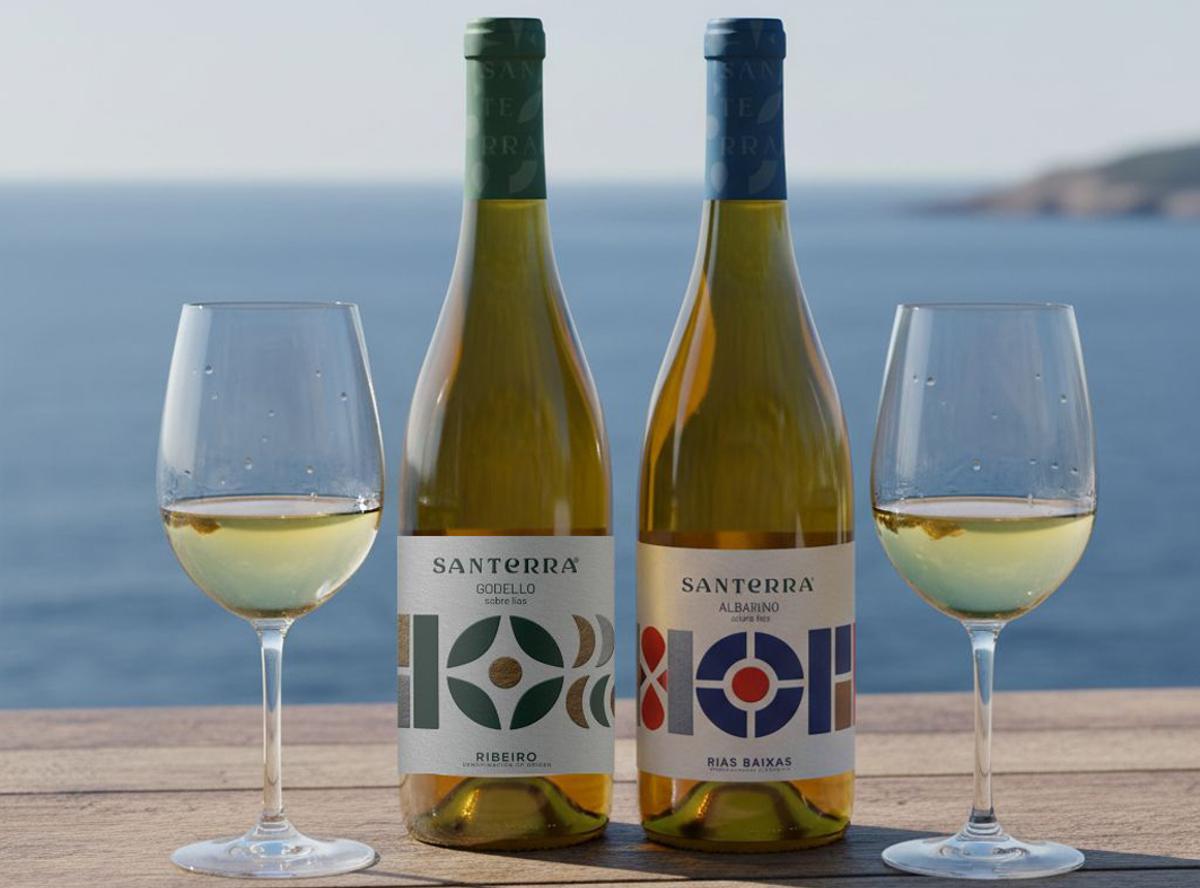 Gama de vinos Santerra.