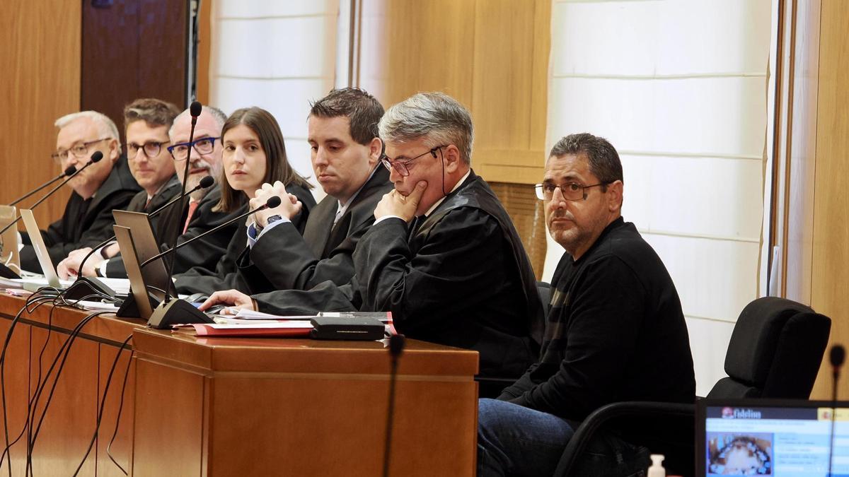 Juicio contra el acusado del doble crimen de Santovenia de Pisuerga el pasado día 31 de mayo.
