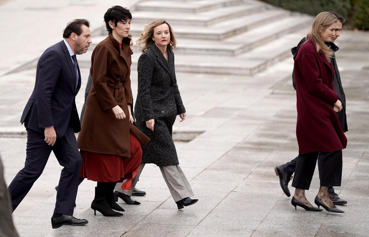 Óscar Puente, Elma Saiz, Pilar Alegría y Sara Aagesen. XIII Reunión de Alto Nivel España - Marruecos.