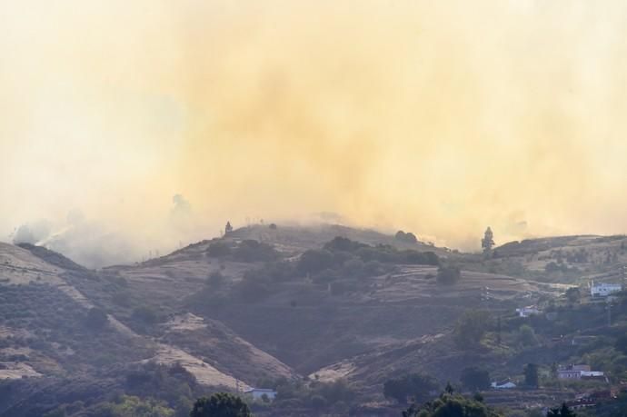 Incendio en la zona de cumbre de Gran Canaria