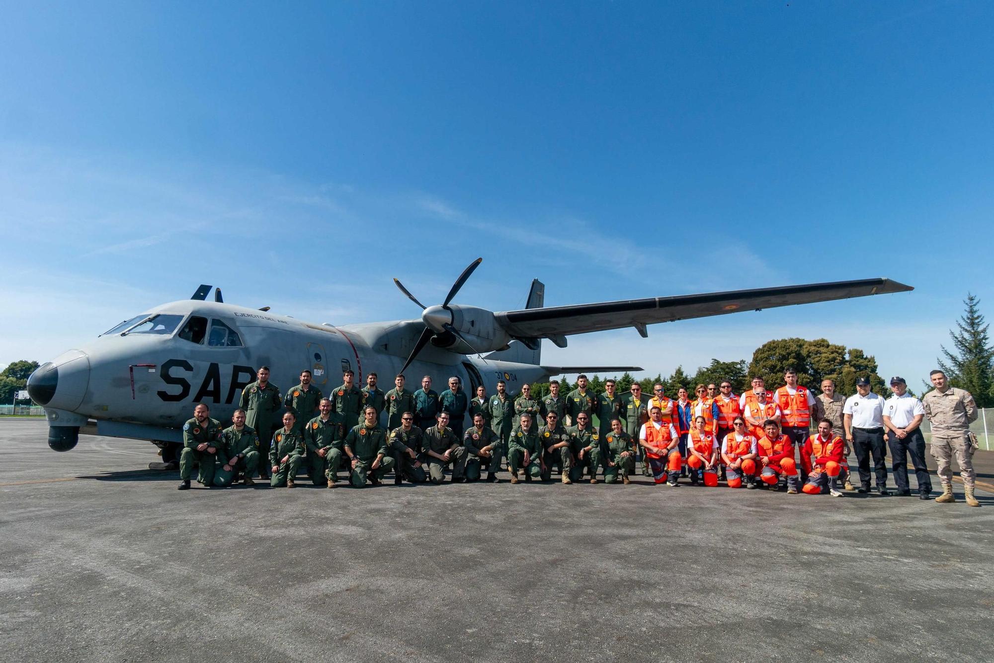 Aeródromo militar de Santiago. Visita a medios aéreos y terrestres en el marco del ejercicio Madrisar Samar 25