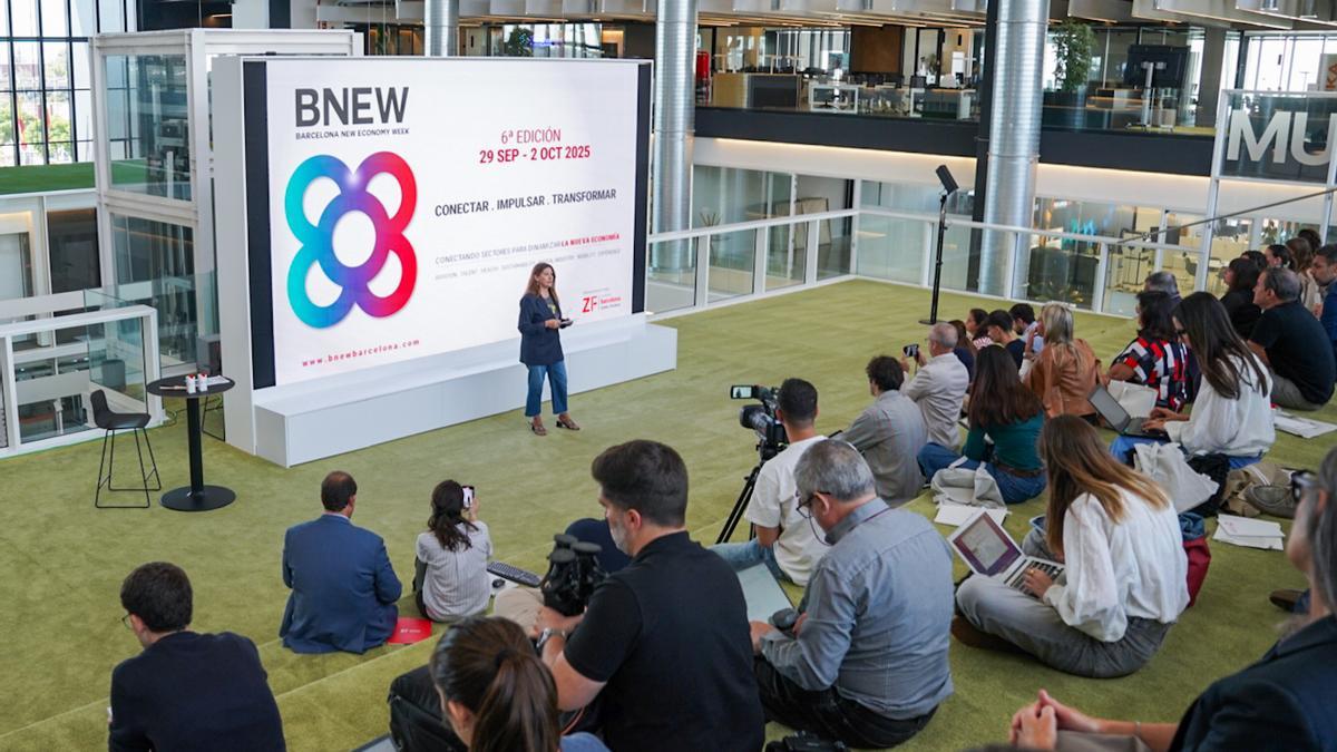 Plano general de la rueda de prensa de presentación de la sexta edición de BNEW