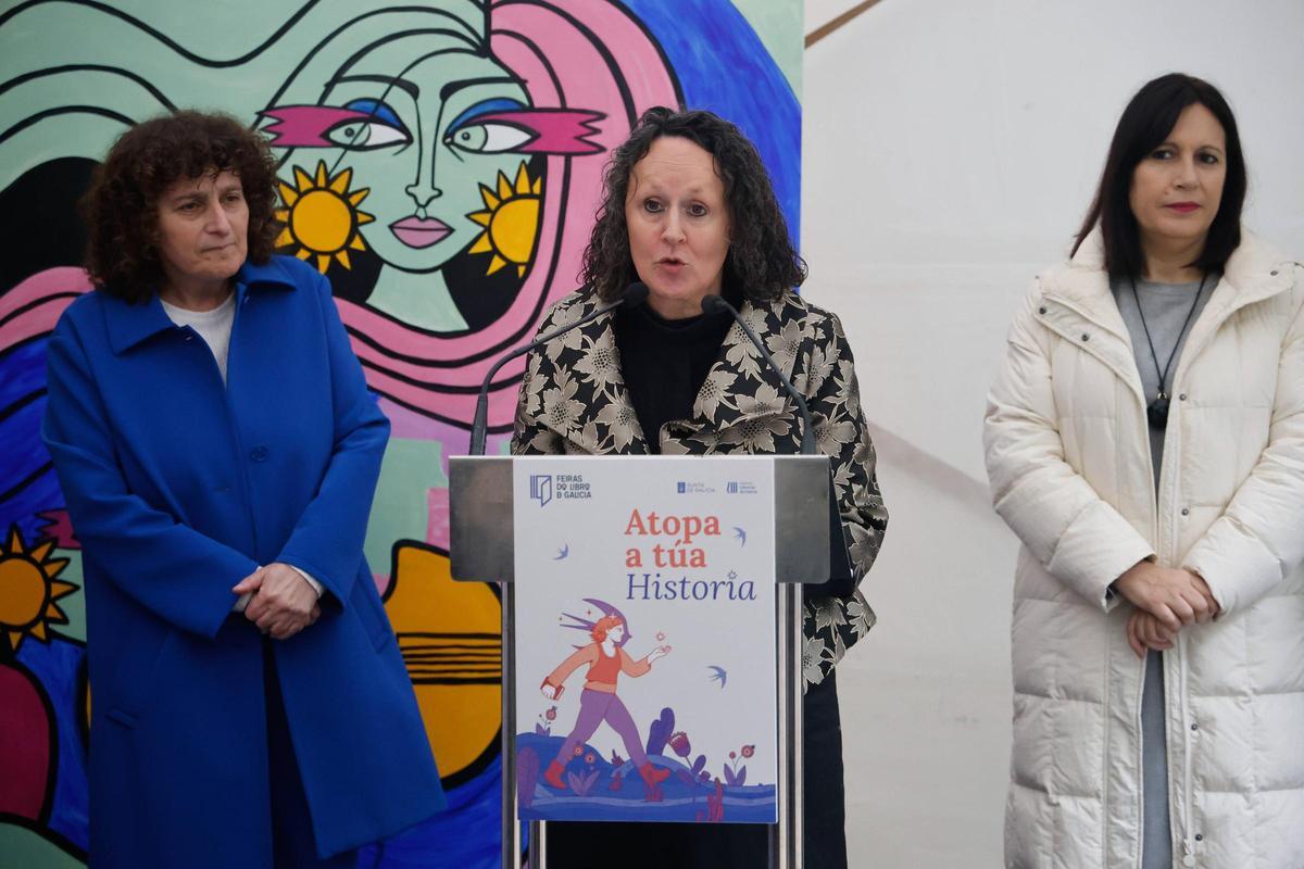 Inauguración de la feria del libro en Santiago