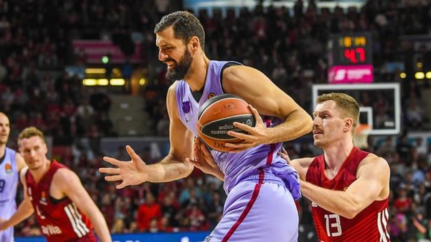 Ni Mirotic pudo salvar al Barça de la debacle en el cuarto partido en Múnich.