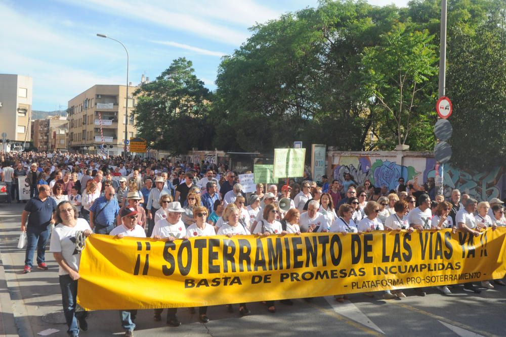 Manifestación por el soterramiento del AVE