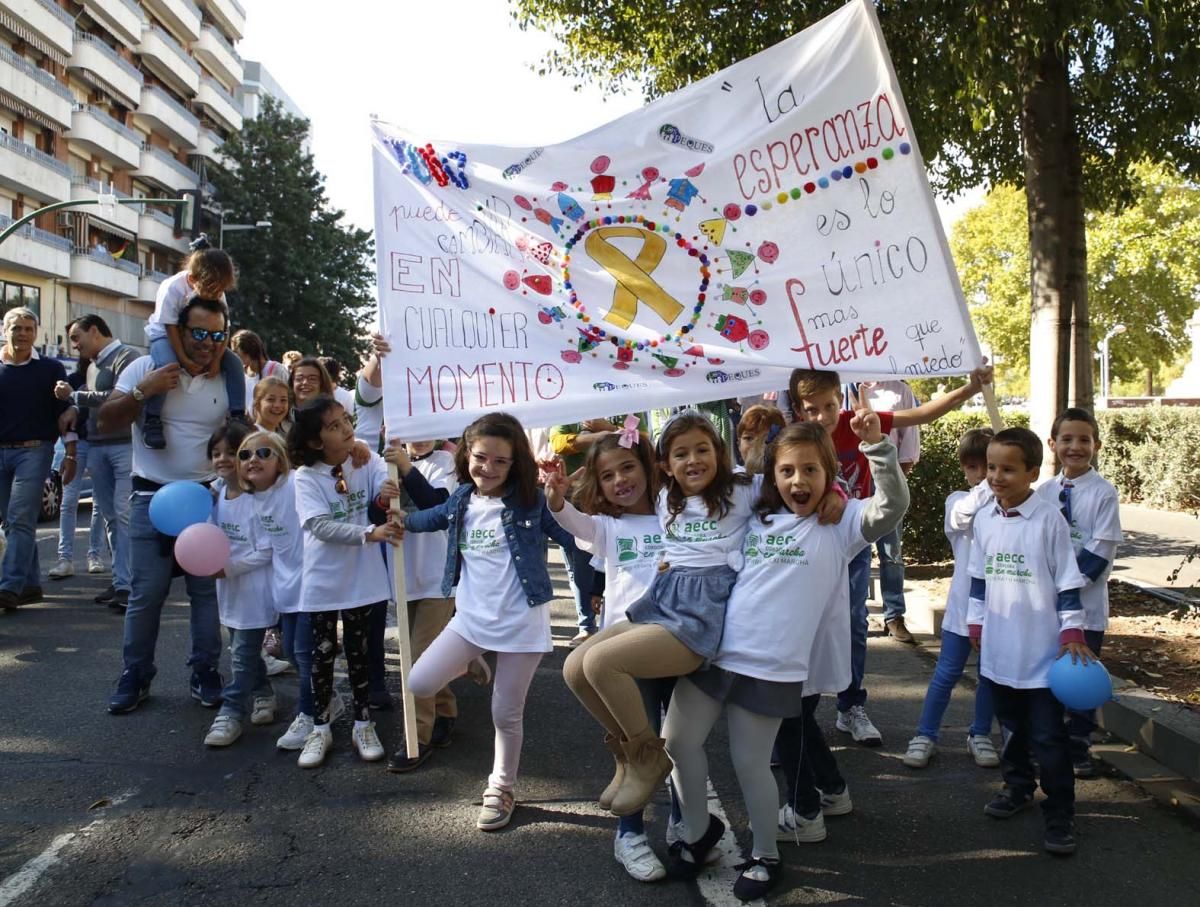 Las imágenes de la marcha contra el cáncer