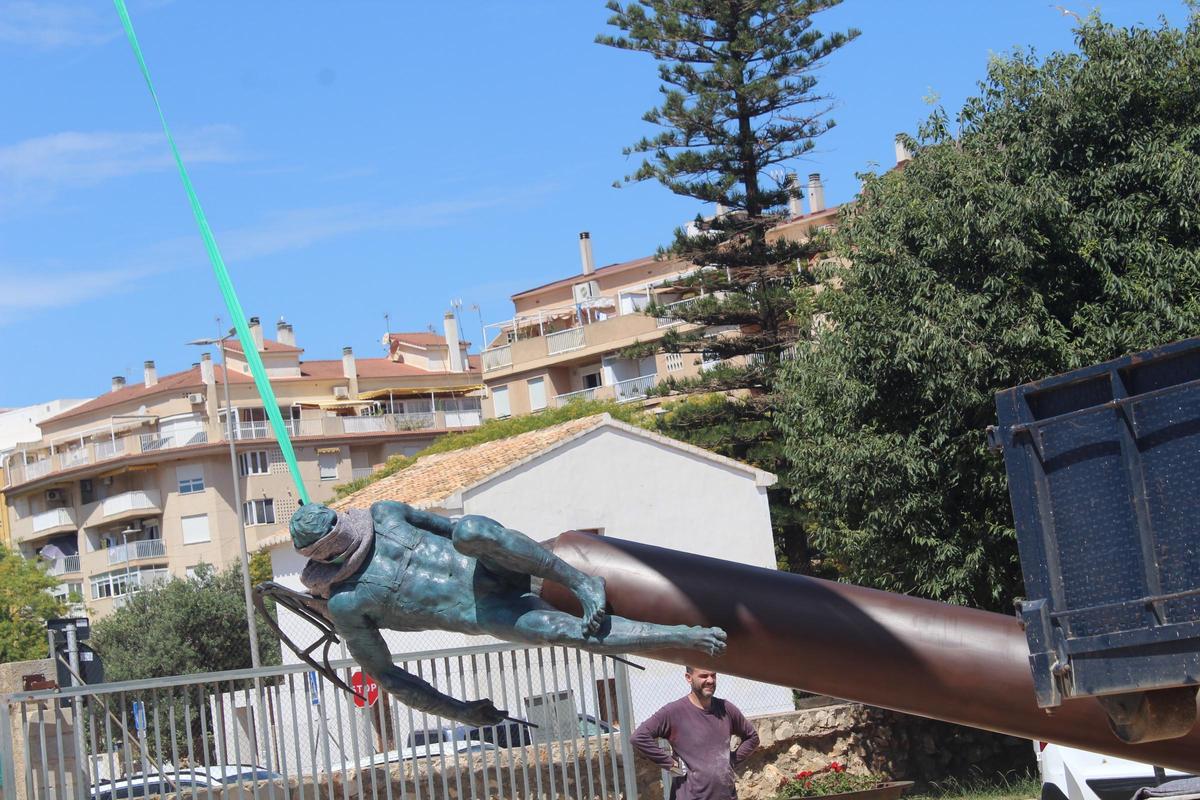 Ícaro y el vuelo del arte en Dénia (imágenes)