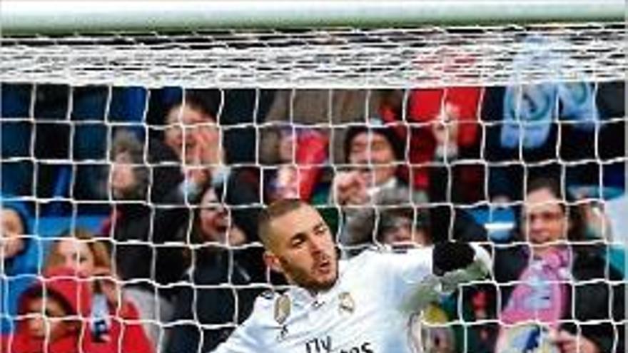 Sense Cristiano Ronaldo, Benzema ahir va ser protagonista.