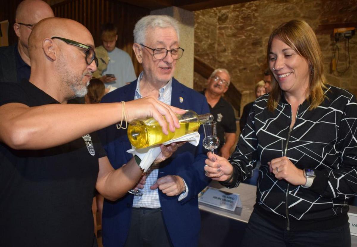 Representantes de la localidad valguesa y la tarraconense en Prat de Comte. | FdV