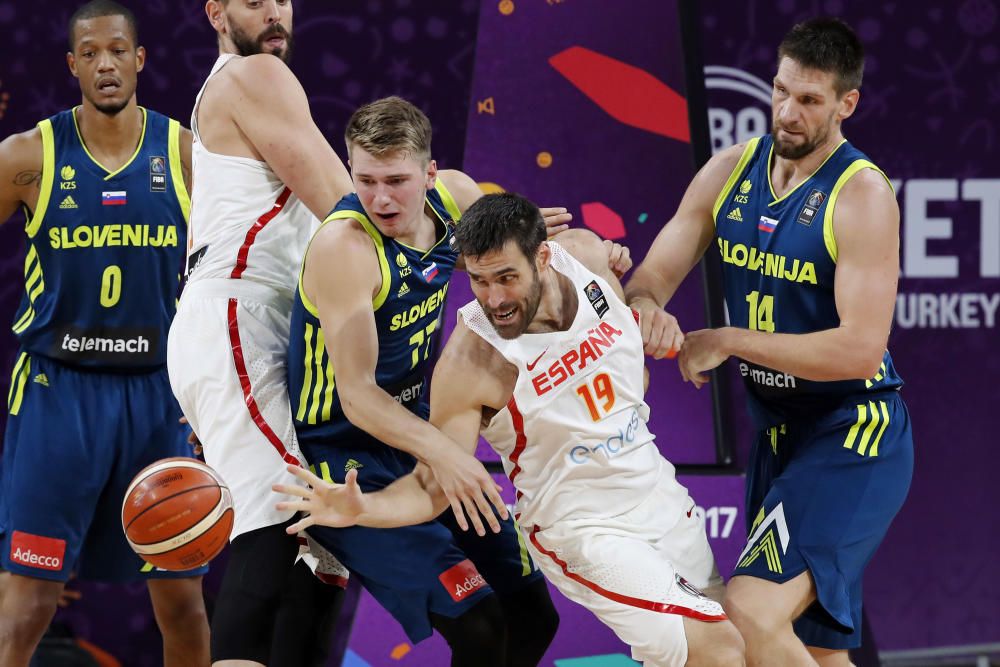 Semifinales del Eurobasket: España - Eslovenia