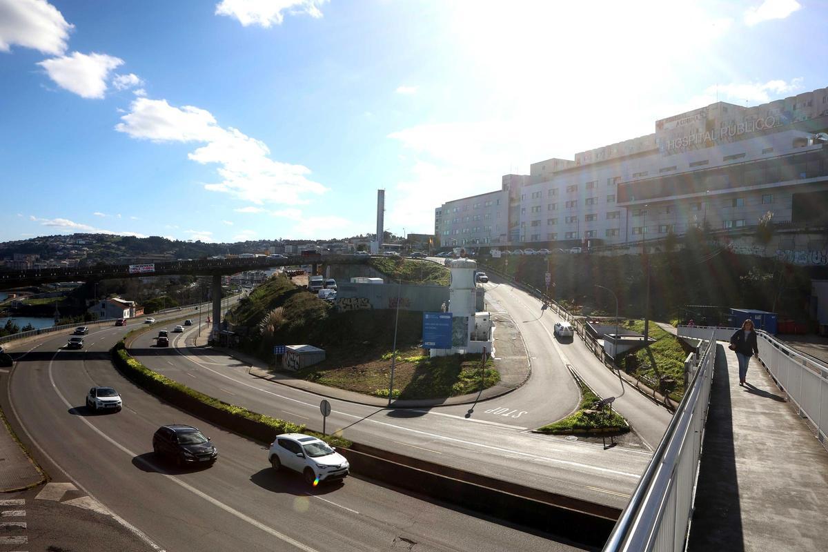 El viaducto de acceso al Chuac que se derribará esta Semana Santa.