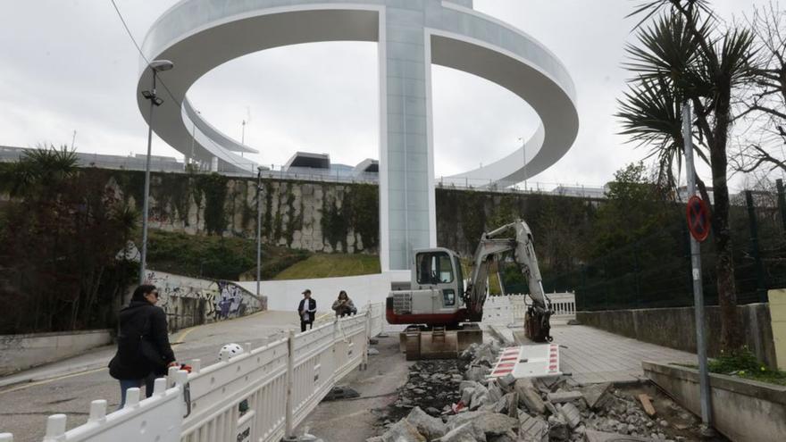 El Concello mejora la accesibilidad al Halo por Avendaño antes de su reforma íntegra