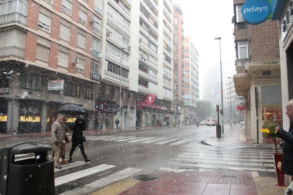 Nieve en Murcia