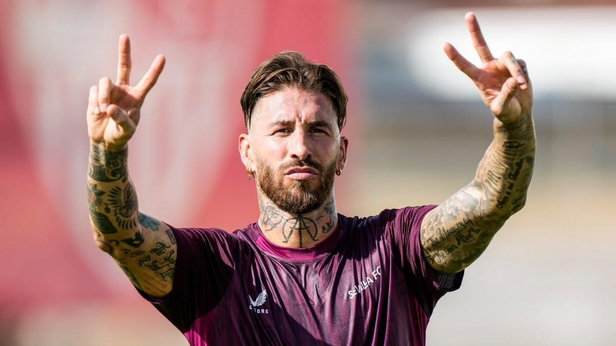 ¡Ramos ya suda como sevillista! No te pierdas su primer entrenamiento