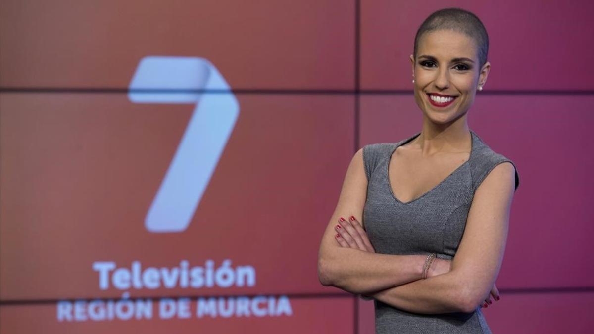 television Marta García González, presentadora de 7TV  02 12 2016   170203192837