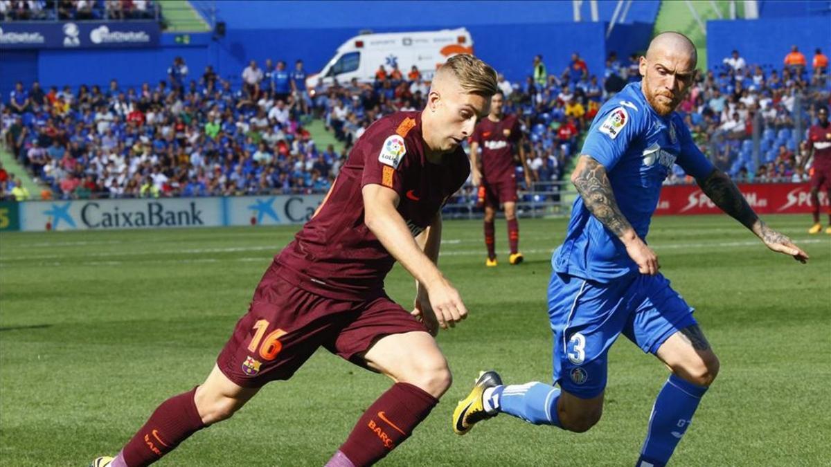 Deulofeu estuvo muy activo en el Coliseum