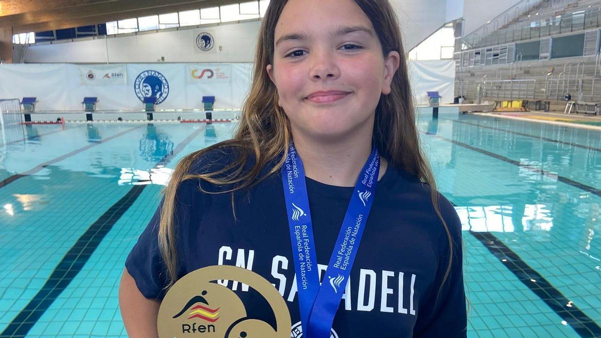 Jana Pastor, campiona amb el CN Sabadell