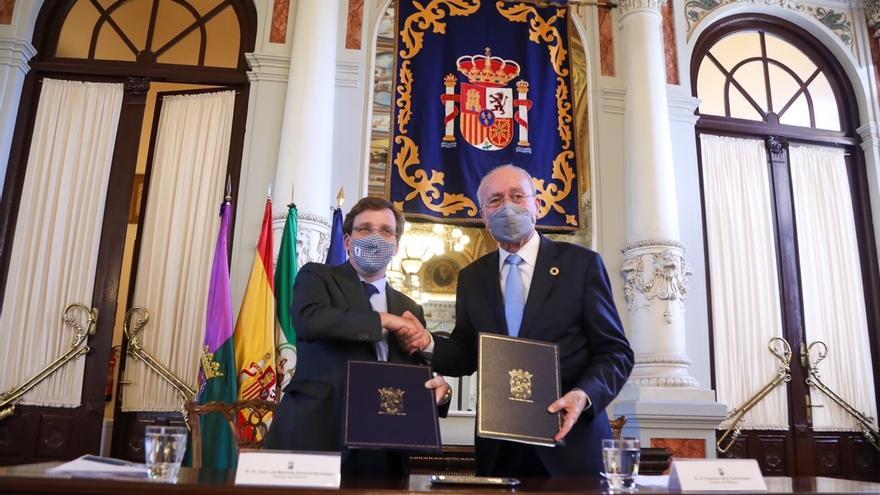Los Ayuntamientos de Málaga y Madrid suscriben dos protocolos de colaboración en materia de innovación y turismo