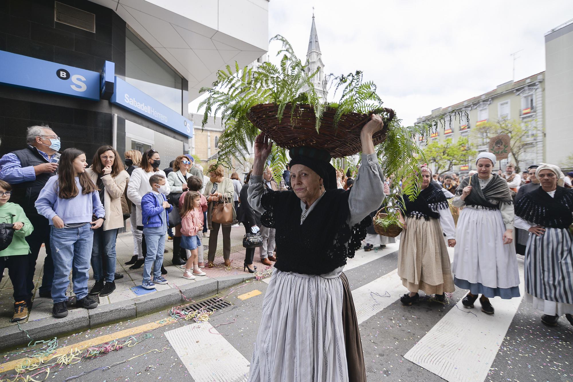 Inicio de las fiestas del Bollo de Avilés