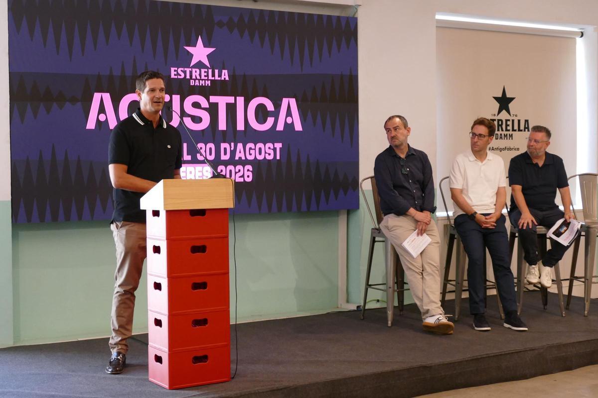 EN IMATGES | El Festival Acústica presenta el cartell de la seva vint-i-tresena edició a l'Antiga Fàbrica Estrella Damm