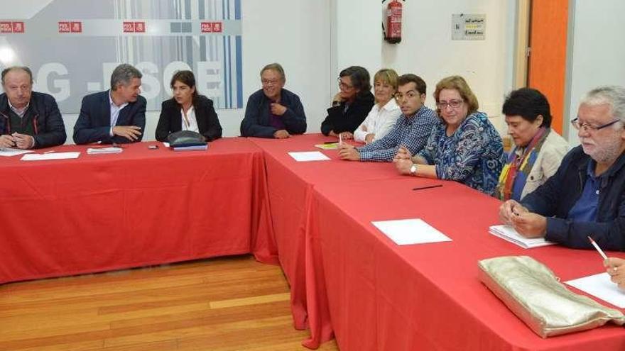 Reunión de la Ejecutiva Provincial del PSdeG el jueves. // G. Santos