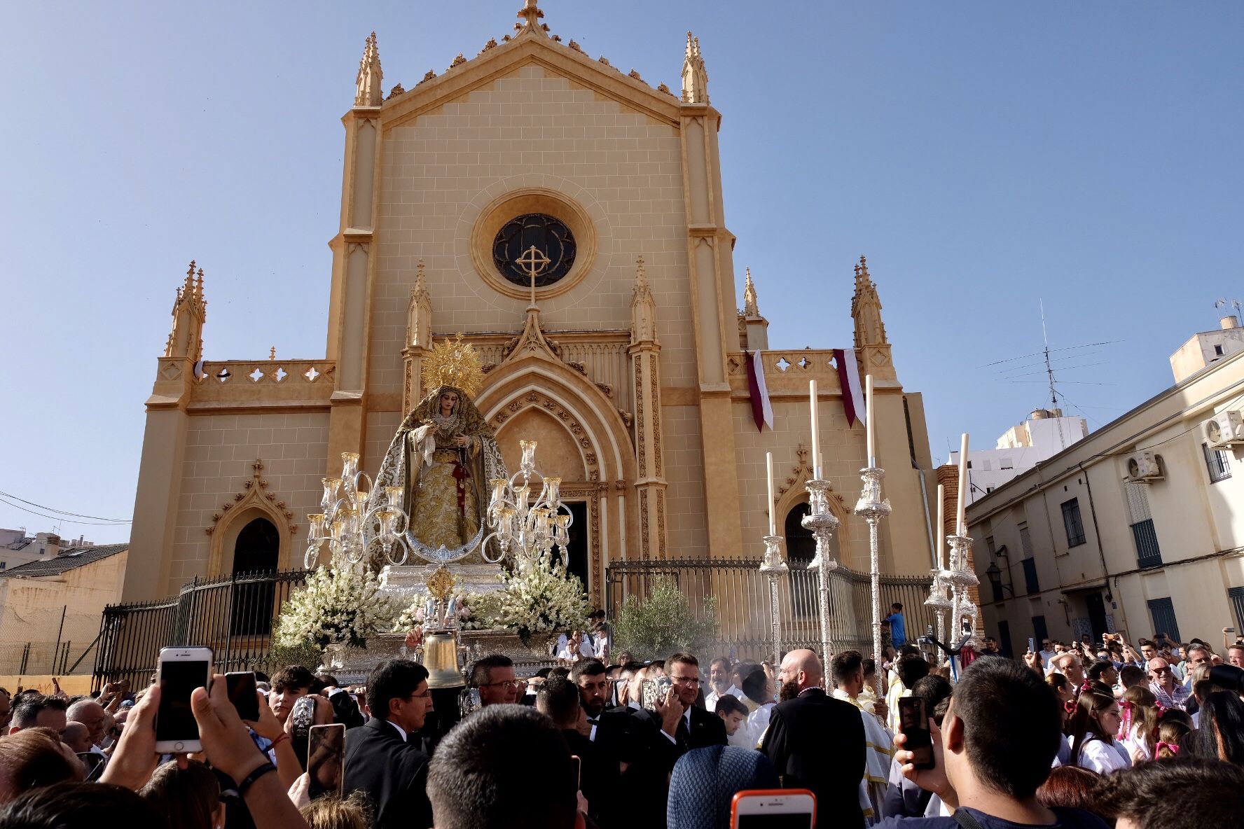 Las imágenes de la procesión de la Virgen de la Trinidad