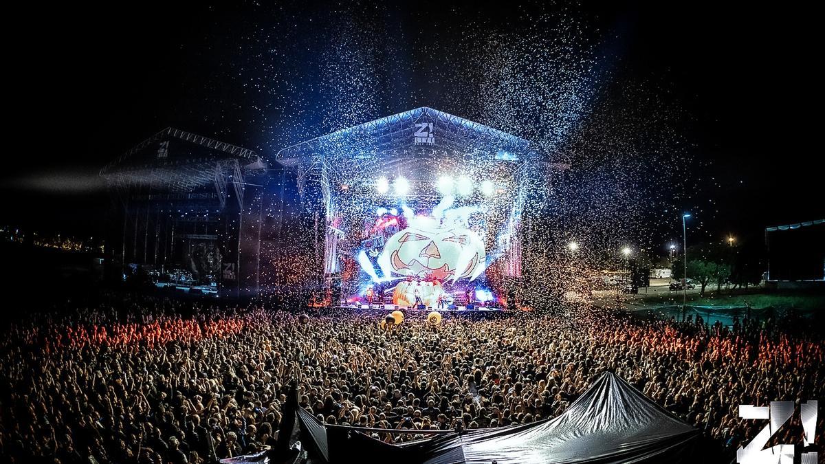 Festival Z! Live Rock durante el concierto de Helloween