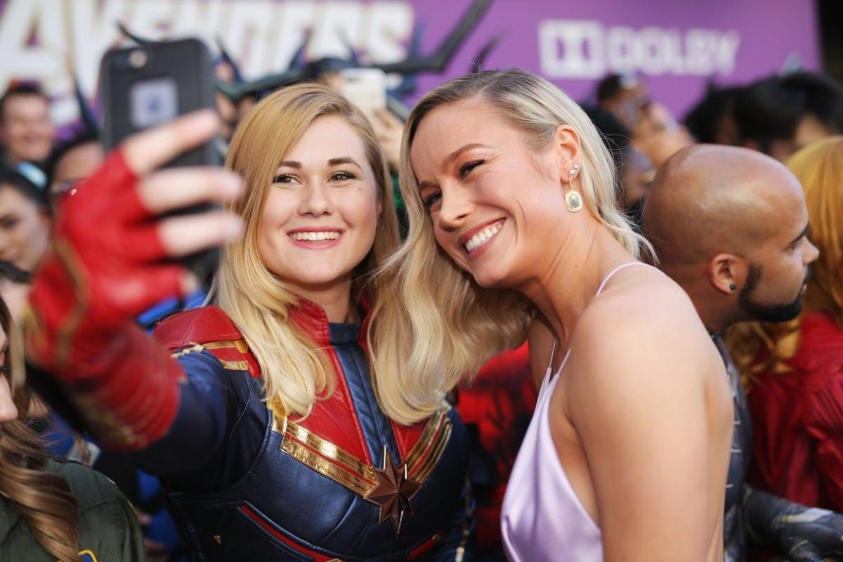 Brie Larson estreno 'Vengadores: Endgame'
