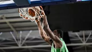 El Cáceres transforma su sufrimiento ante el Logrobasket en otro triunfo