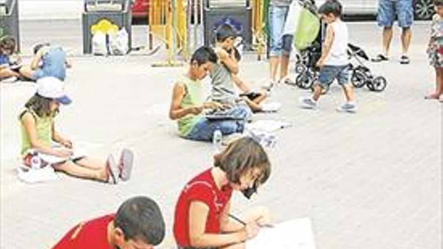 Un reconocimiento a prácticas en FP Un concurso de pintura infantil Promoción de la salud, en un evento