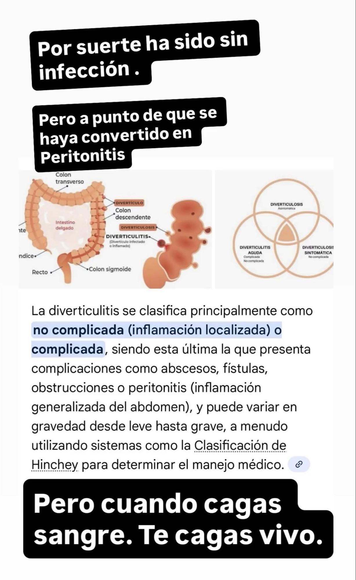 Aldo Comas comparte el diagnóstico final