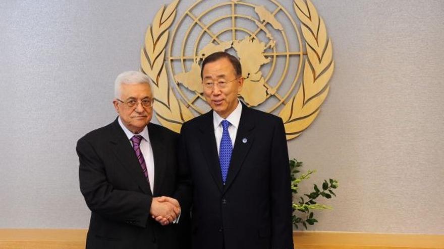 Abás confirma a Ban que presentará la solicitud de adhesión Palestina a la ONU