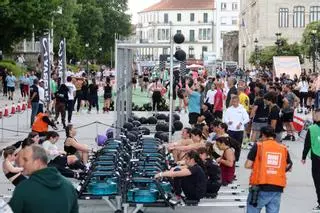 El fitness toma Pontevedra entre jadeos y aplausos