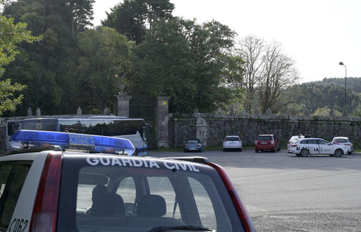 La Guardia Civil custodia el pazo de Meirás