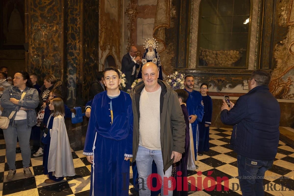 Los niños toman las calles de Caravaca en la procesión de Lunes Santo