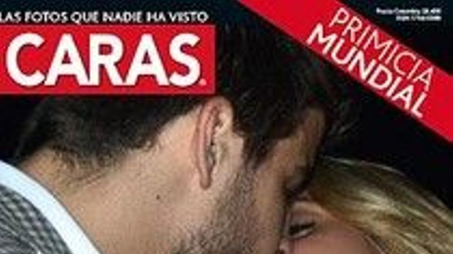 La foto del primer beso de Shakira y Piqué ya es pública