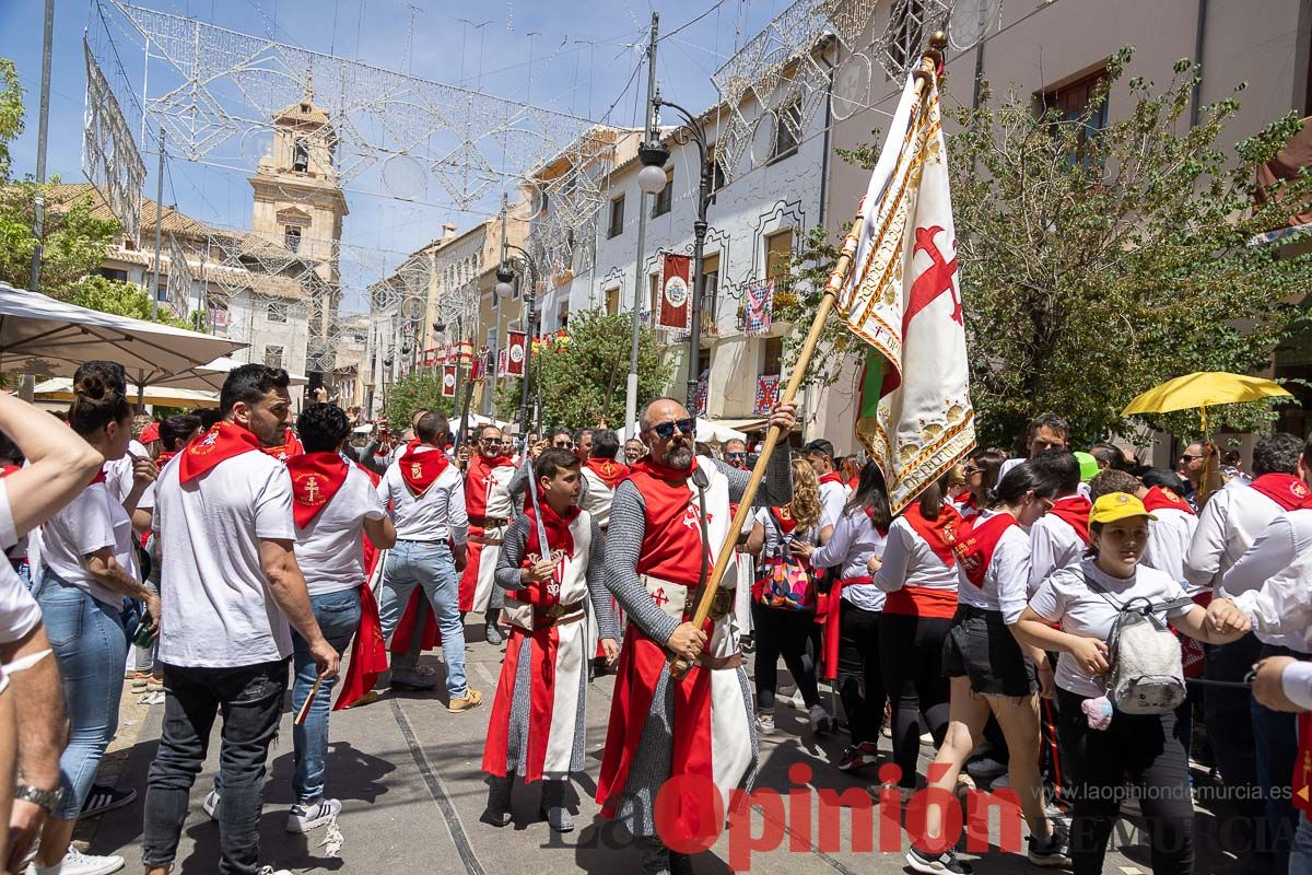 Moros y Cristianos en la mañana del dos de mayo en Caravaca