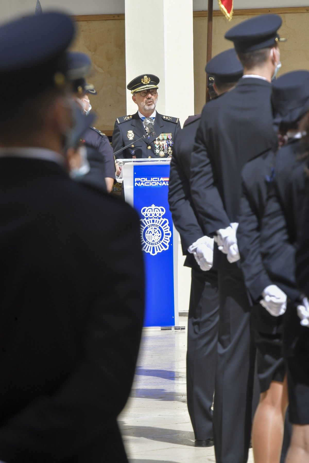 Jjura del cargo de 76 alumnos de la XXXV Promoción de la Escala Básica de la Policía Nacional