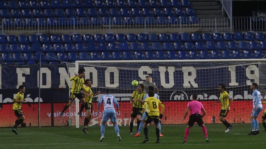 El Málaga empató en La Rosaleda frente al Oviedo.