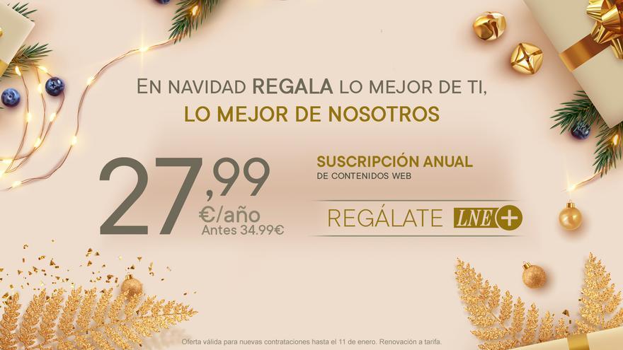 Celebra la Navidad con LNE: ahora tu suscripción anual con un 20% de descuento