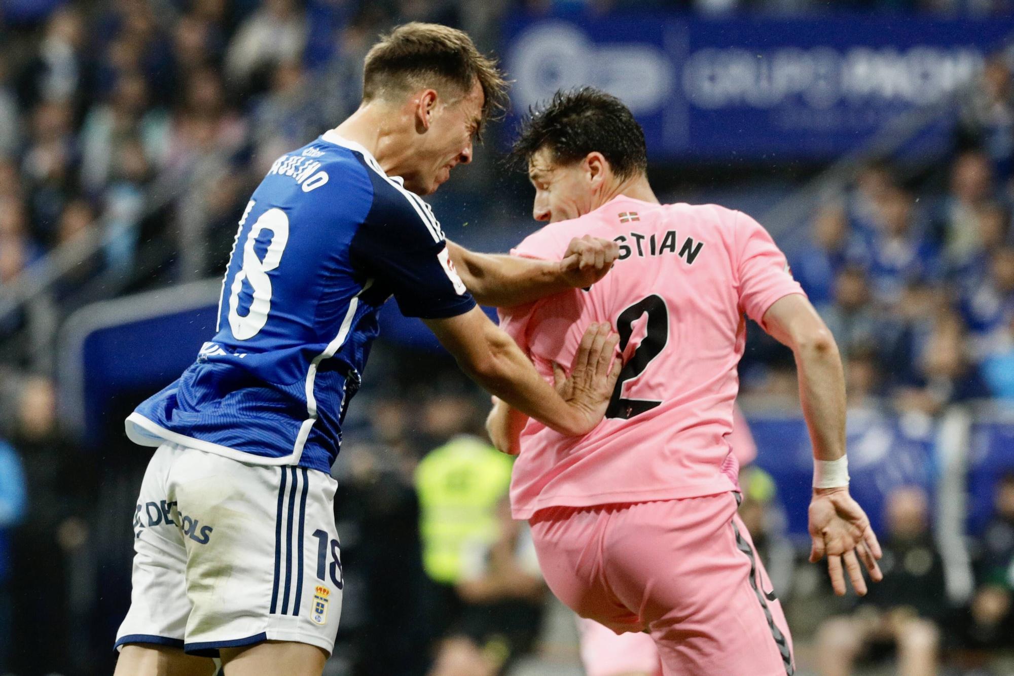 EN IMÁGENES: La vibrante ida del play-off entre Oviedo y Eibar