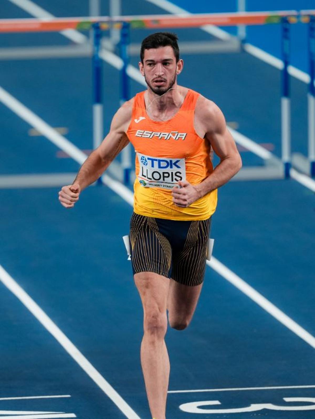 Quique LLopis, en un sábado para la historia del atletismo español.